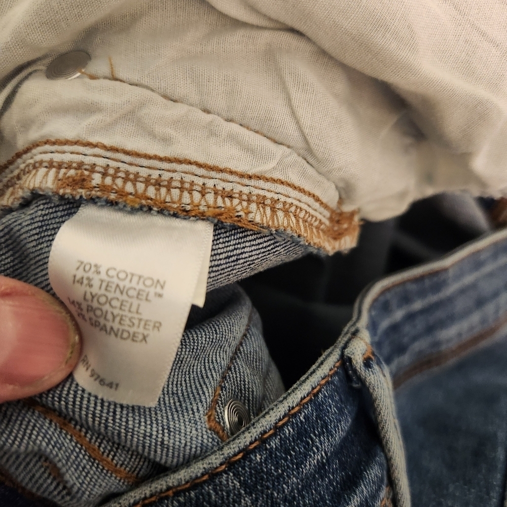 J. Jill Jeans Authentic Fit slim Ankle, Sz 12 - Picture 5 of 7